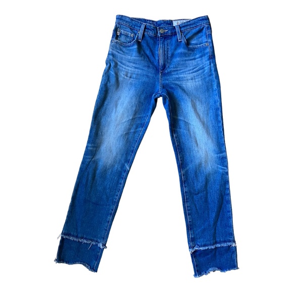 Ag Adriano Goldschmied Denim - Adriano Goldschmied High Rise Straight Leg Denim Jeans Women Size 26 R